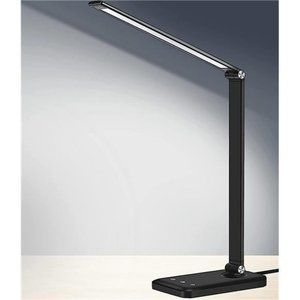 Multifunctional LED Desk Lamp with USB Charging Port, 5 Lighting Modes